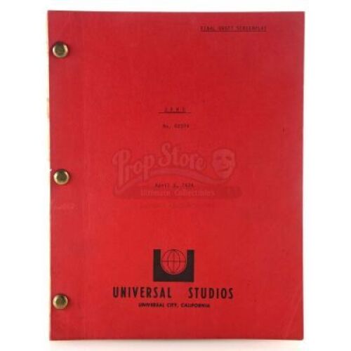 Lot #429 - JAWS (1975) - Final Draft Script