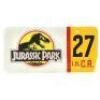 Lot #447 - JURASSIC PARK (1993) - Jeep License Plate Autographed by DP Dean Cundey