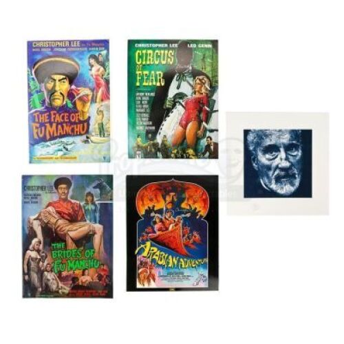 Lot #516 - VARIOUS PRODUCTIONS - Sir Christopher Lee Estate Collection: Four Autographed Christopher Lee Press Books