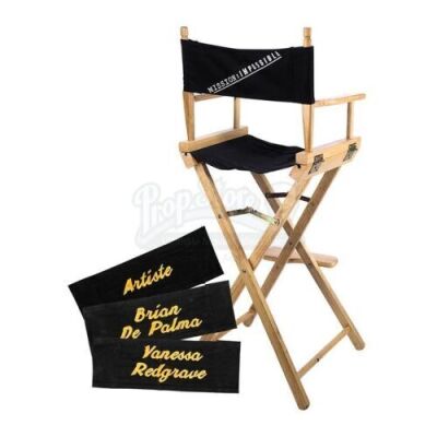 Lot #541 - MISSION: IMPOSSIBLE (1996) - Director's Chair and Brian De Palma, Vanessa Redgrave and Artiste Chair Backs