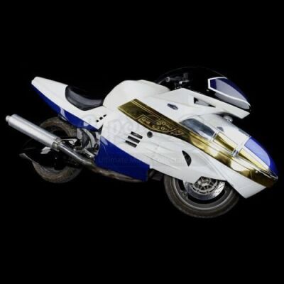 Lot #569 - POWER RANGERS TIME FORCE (2001) - Full-size Blue Vector Cycle