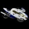 Lot #569 - POWER RANGERS TIME FORCE (2001) - Full-size Blue Vector Cycle