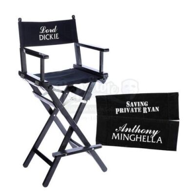 Lot #612 - SAVING PRIVATE RYAN (1998) - Director's Chair and Anthony Minghella, Richard Attenborough and Cast Chair Backs