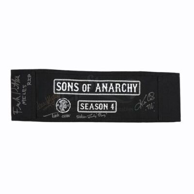 Lot #629 - SONS OF ANARCHY (TV SERIES 2008-2014) - Season 4 Cast-Autographed Chair Back