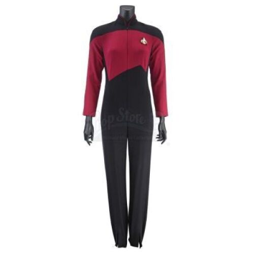 Lot #653 - STAR TREK: THE NEXT GENERATION (TV SERIES, 1987-1994) - Maroon Command Uniform