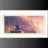 Lot #673 - STAR TREK IV: THE VOYAGE HOME (1986) - Chris Evans Hand-Painted Matte Study - Bird of Prey Departure