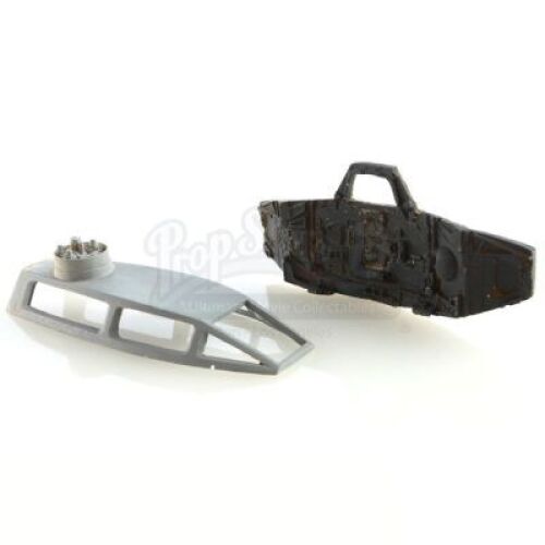 Lot #722 - STAR WARS: A NEW HOPE (1977) - Y-Wing Cockpit Canopy Master Pattern and Rear Cockpit Model Miniature Components