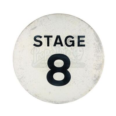Lot #728 - STAR WARS AND OTHER PRODUCTIONS - Elstree Studios Stage 8 Metal Sign