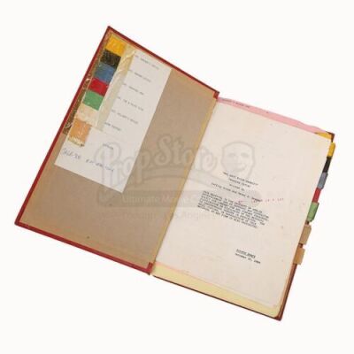 Lot #882 - WHO FRAMED ROGER RABBIT (1988) - George Gibb's Shooting Script