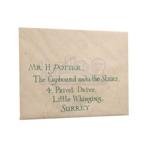 Lot #332 - HARRY POTTER AND THE PHILOSOPHER'S STONE (2001) - Harry Potter's (Daniel Radcliffe) Hogwarts Acceptance Letter