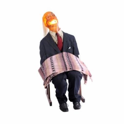 Lot #154 - BIG TROUBLE IN LITTLE CHINA (1986) - Full Size Light-Up Lo Pan (James Hong) Puppet