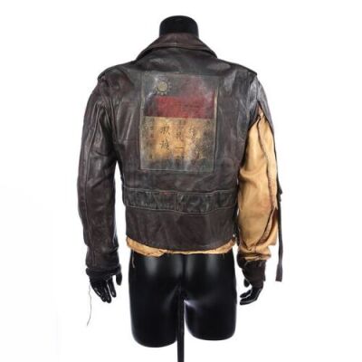 Lot #255 - EMPIRE OF THE SUN (1987) - Jim's (Christian Bale) Leather Flying Jacket