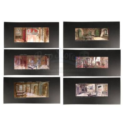Lot #374 - INDIANA JONES AND THE LAST CRUSADE (1989) - Robert Watts Collection: Elliot Scott Castle Brunwald Production Design Copies