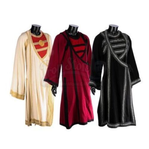 Lot #388 - INDIANA JONES AND THE TEMPLE OF DOOM (1984) - Thuggee Guard and Two Palace Servant Costumes