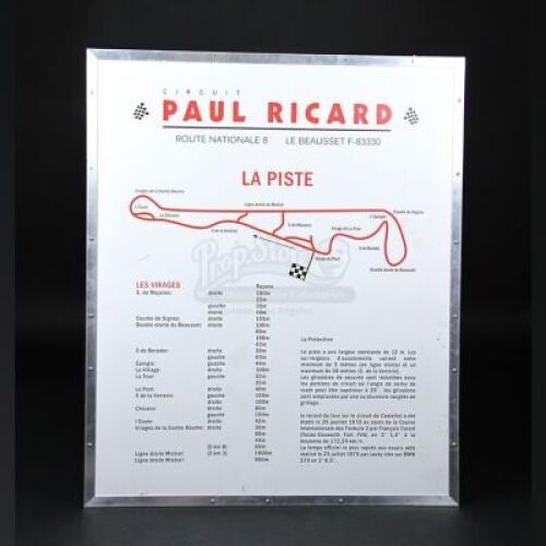 RUSH - 'Paul Ricard' Track Sign (RP071)