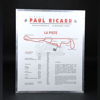 RUSH - 'Paul Ricard' Track Sign (RP071)