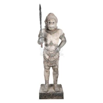 Lot #486 - LARA CROFT: TOMB RAIDER (2001) - Temple Guardian Statue and Sword