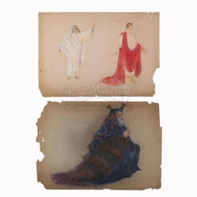 Lot #544 - MONTY PYTHON'S LIFE OF BRIAN (1979) - Charles Knode Watercolour Costume Designs