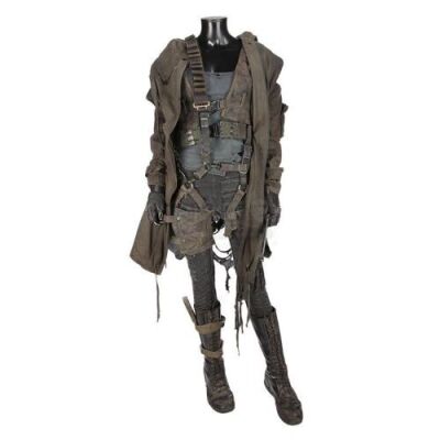 Lot #596 - RESIDENT EVIL: THE FINAL CHAPTER (2016) - Alice's (Milla Jovovich) Hero Costume and Weapons