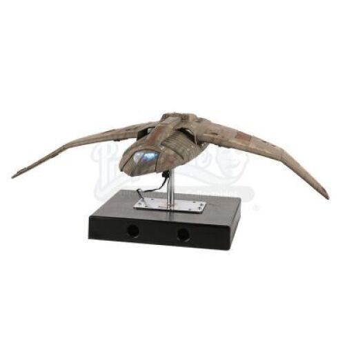 Lot #657 - STAR TREK: DEEP SPACE NINE (TV SERIES 1993-1999) - Light-Up Bajoran Interceptor Miniature Model