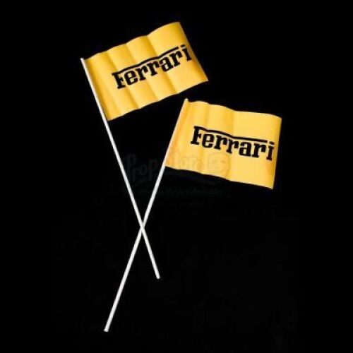 RUSH - Pair of Ferrari Paper Crowd Flags (RP022)