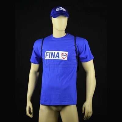 RUSH - Blue Fina Tee, Baseball Cap & Drawstring Bag (RP020)