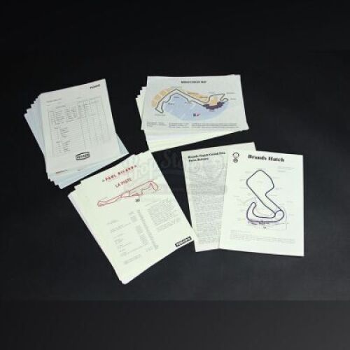 RUSH - Assorted Formula One Race Documents (RP153)