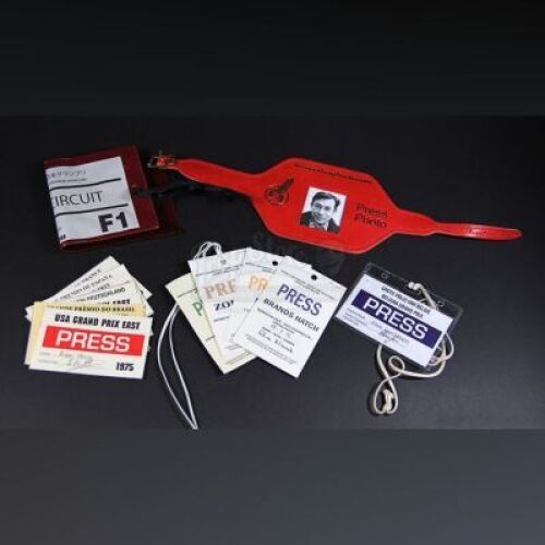 RUSH - Selection of Press Passes & Circuit Armband (RP065)