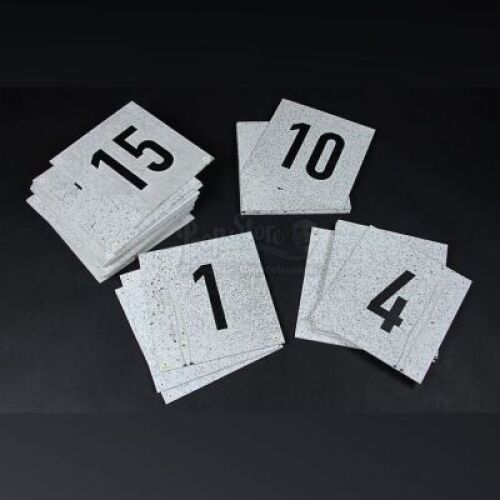 RUSH - Set of 32 Pit Garage Numbers (RP217)