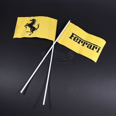 RUSH - Pair of Ferrari Paper Crowd Flags (RP025)