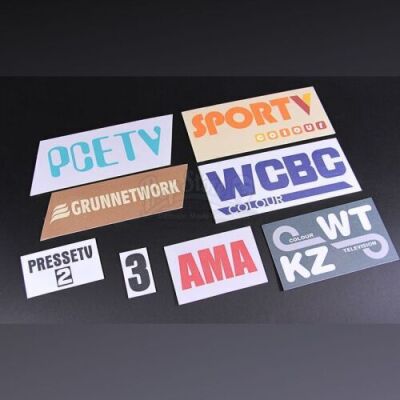 RUSH - Assorted TV Camera Badges (RP037)