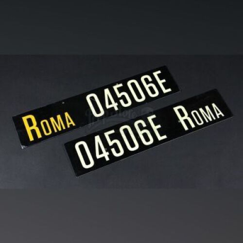 RUSH - Clay Regazzoni's (Pierfrancesco Favino) Ferrari License Plates (RP218)