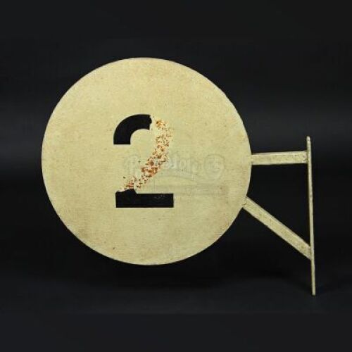 RUSH - Fuji Circuit Pit Garage '2' Circular Sign (RP196)