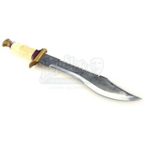 Lot # 97: JOHN WICK: CHAPTER 3 - PARABELLUM - Large Antique Knife with White Handle