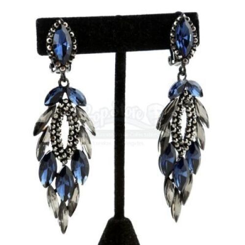 Lot # 107: JOHN WICK: CHAPTER 3 - PARABELLUM - The Director's Black and Blue Earrings