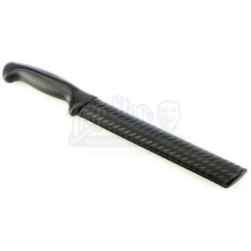 Lot # 120: JOHN WICK: CHAPTER 3 - PARABELLUM - Ernest's Stunt Library Fight Knife with Sheath