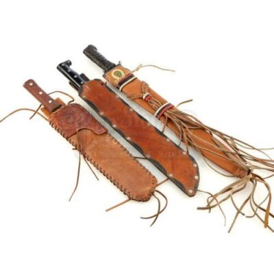 Lot # 134: JOHN WICK: CHAPTER 3 - PARABELLUM - Three Antique Machetes