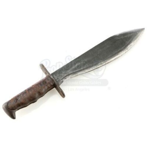 Lot # 174: JOHN WICK: CHAPTER 3 - PARABELLUM - Large Antique Knife with Brown Handle