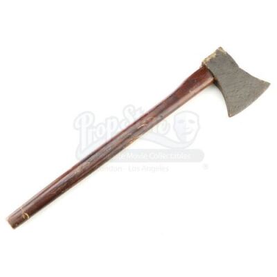 Lot # 205: JOHN WICK: CHAPTER 3 - PARABELLUM - John Wick's Stunt Antique Fight Large Wooden Axe