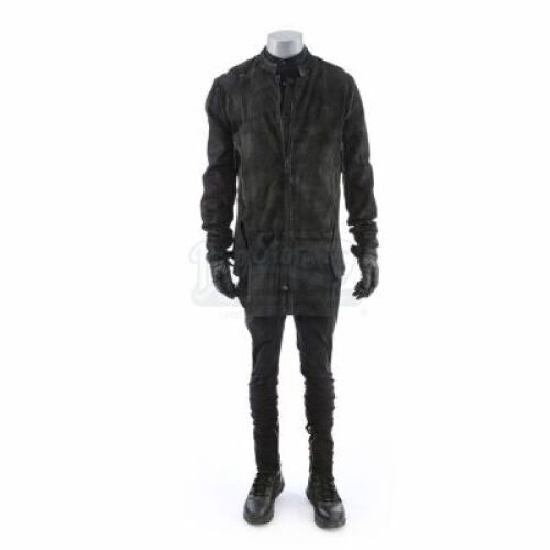 Lot # 222: JOHN WICK: CHAPTER 3 - PARABELLUM - Zero's Stunt Green Screen Motorcycle Chase Costume