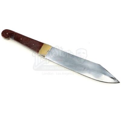 Lot # 228: JOHN WICK: CHAPTER 3 - PARABELLUM - John Wick's Stunt Antique Fight Spear Pointed Knife