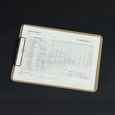 RUSH - Wooden Clipboard with Race Day Paperwork (RP002)
