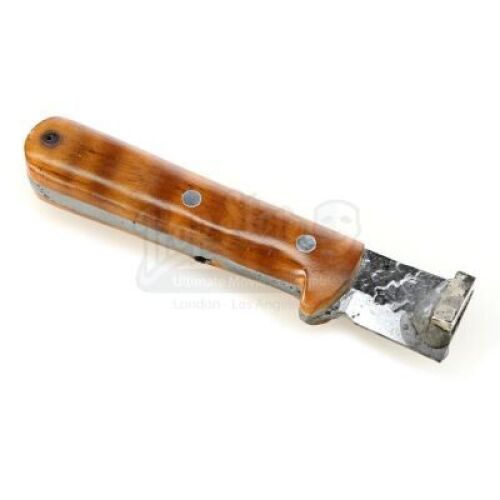 Lot # 260: JOHN WICK: CHAPTER 3 - PARABELLUM - John Wick's SFX Antique Fight Rugged Half-Knife