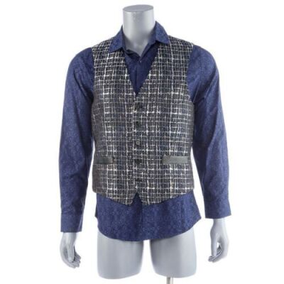 Lot # 263: JOHN WICK: CHAPTER 3 - PARABELLUM - Stunt Ruska Roma Vest and Button-Up Shirt