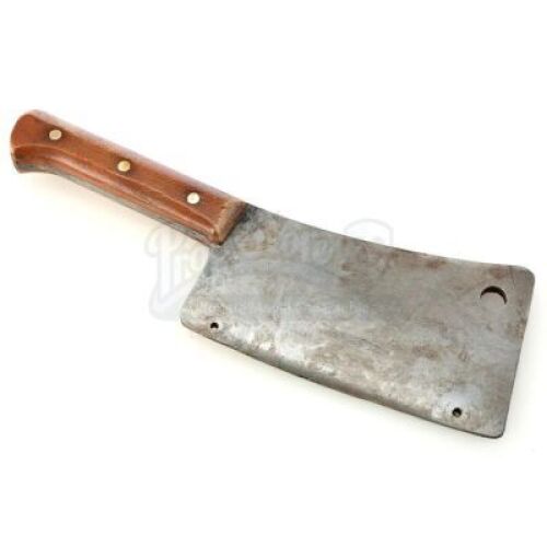 Lot # 290: JOHN WICK: CHAPTER 3 - PARABELLUM - John Wick's Stunt Antique Fight Meat Cleaver