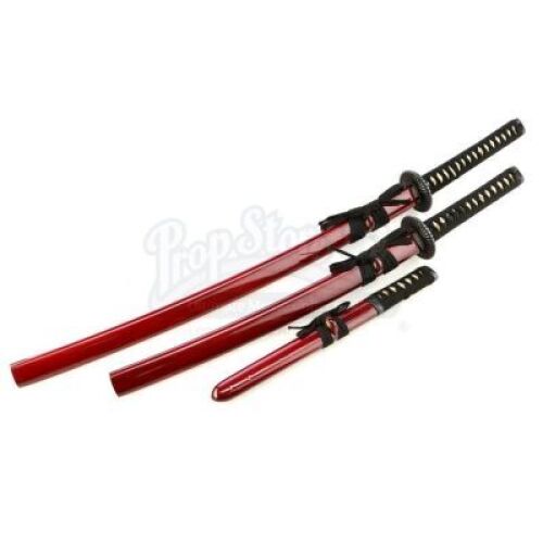 Lot # 302: JOHN WICK: CHAPTER 3 - PARABELLUM - Three Glass Room Samurai Swords
