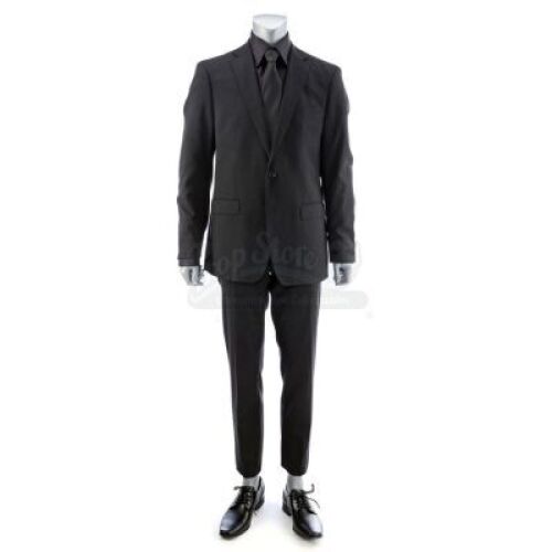 Lot # 335: JOHN WICK: CHAPTER 3 - PARABELLUM - John Wick's Stunt Glass House Fight Suit Jacket and Pants