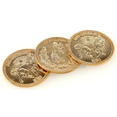 Lot # 337: JOHN WICK: CHAPTER 3 - PARABELLUM - Three High Table Currency Coins