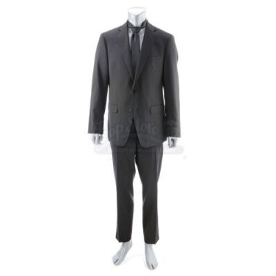 Lot # 429: JOHN WICK: CHAPTER 3 - PARABELLUM - John Wick's Stunt Glass House Fight Suit Jacket and Pants