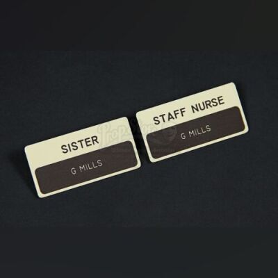 RUSH - Nurse G Mills (Natalie Dormer) Thornden Hospital Badges (RP097)
